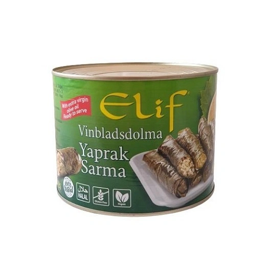 Dolma fyldte vindrueblade,  6*2 kg Elif