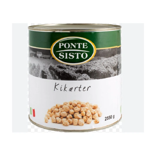 Kikærter kogte, 2,5 kg / 1,5 kg