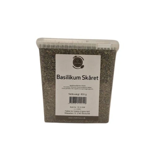 Basilikum skåret tørret, 800 g Chef Choice
