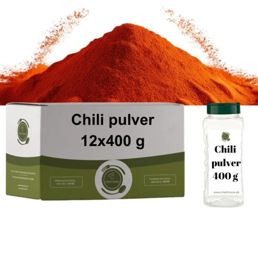 Chili pulver 12*400 g Chef Choice