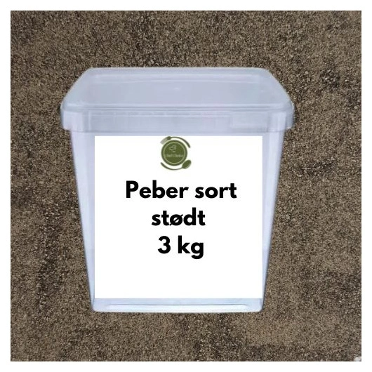 Peber sort stødt, 3 kg Chef Choice