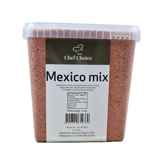 Mexicomix krydderi , 3 kg
