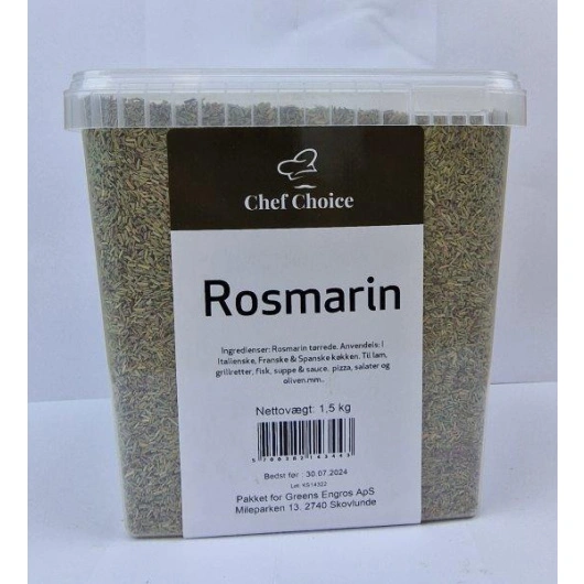 Rosmarin skåret tørret, 1,5 kg