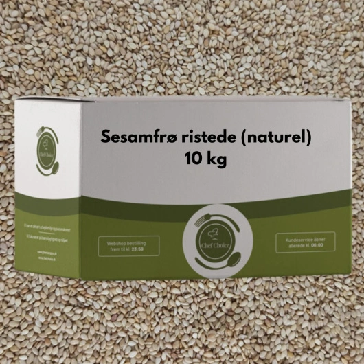 Sesamfrø ristede (naturel), 10 kg Chef Choice