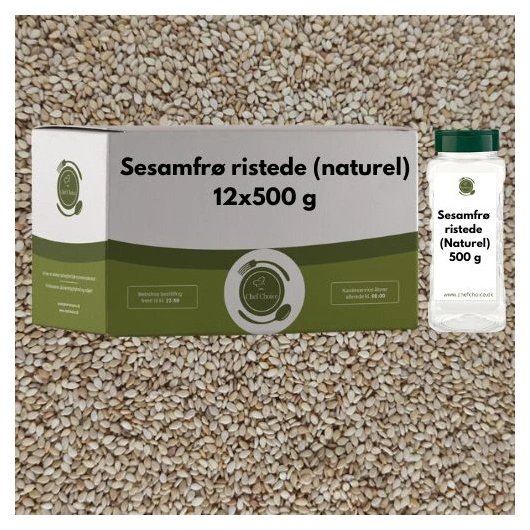 Sesamfrø ristede (naturel), 500 g Chef Choice