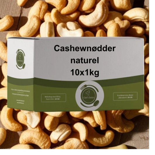 Cashewnødder naturel, 1 kg (Pose) Chef Choice
