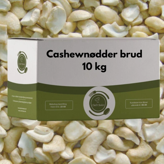 Cashewnødder brud, 10 kg Chef Choice