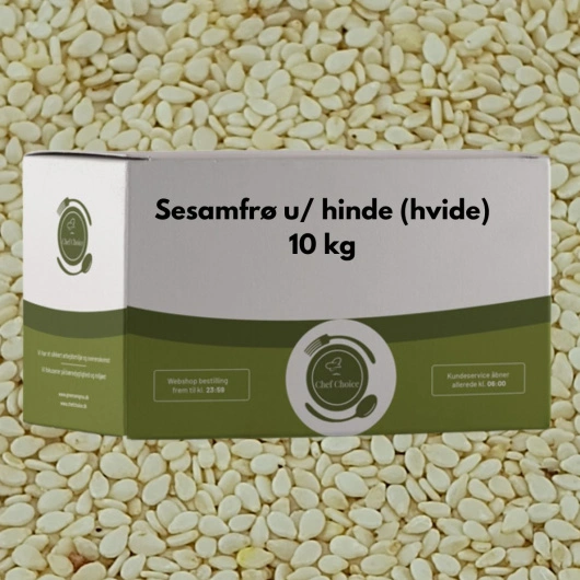 Sesamfrø u/hinde (hvide), 10 kg Chef Choice