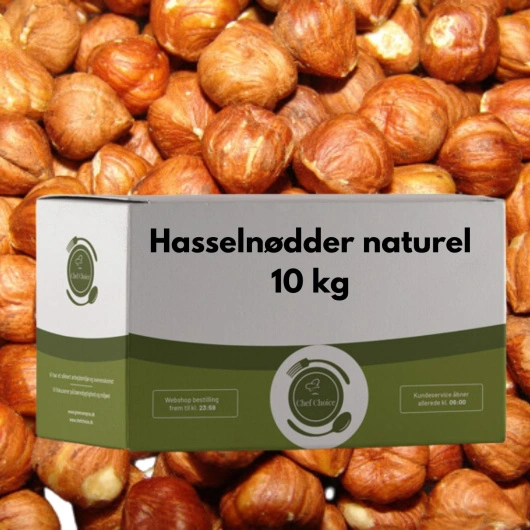 Hasselnødder m/hinde, 10 kg