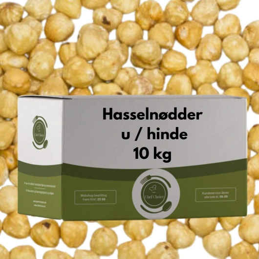 Hasselnødder u/hinde, 10 kg Chef Choice
