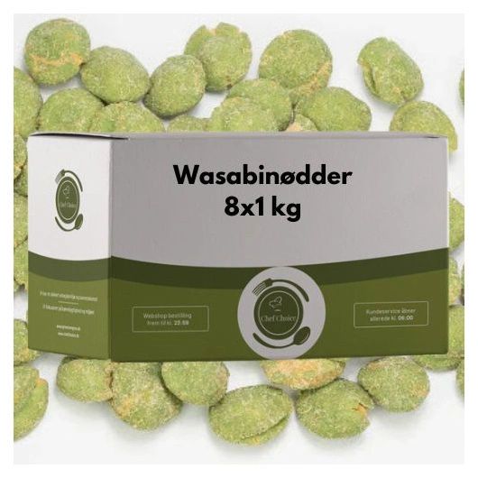 Wasabinødder, 8*1 kg Chef Choice