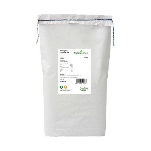 Havregryn finvalset, 10 kg Valsemøllen