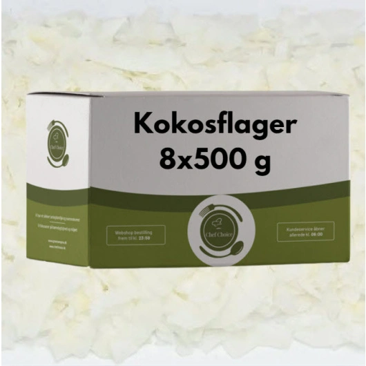 Kokosflager, 8*500 g Chef Choice