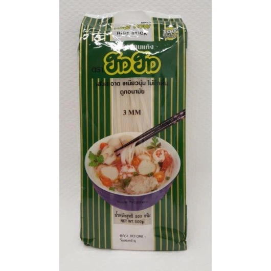 Nudler ris sticks 3 mm, 30*500 g How How