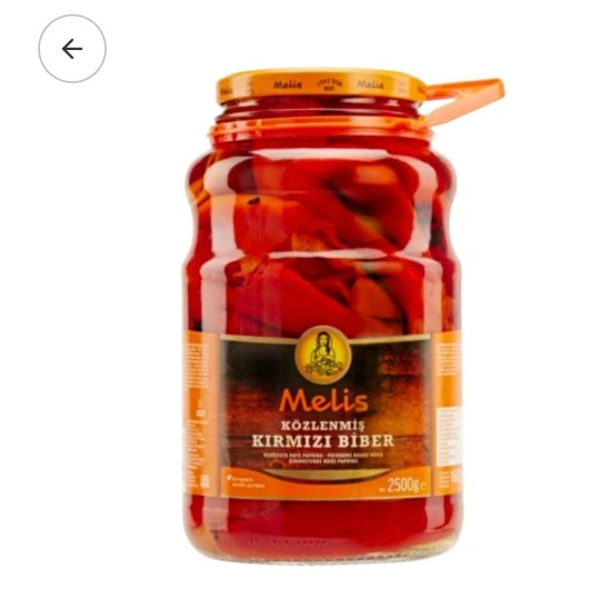 Paprika grillede, 2500 g / 1600 g