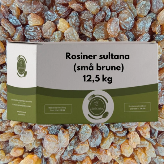 Rosiner sultana (små brune), 12,5 kg