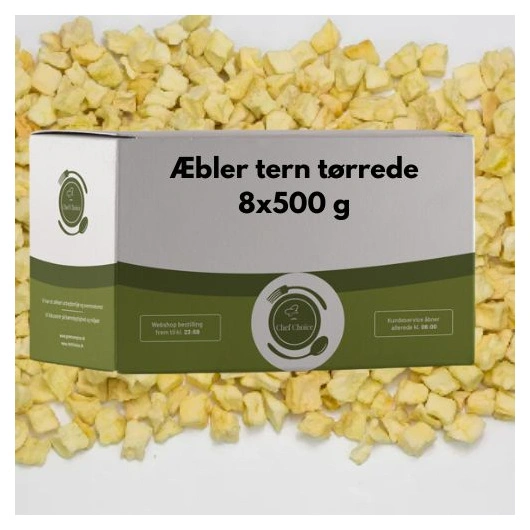 Æbler tern tørrede, 500 g (pose) Chef Choice