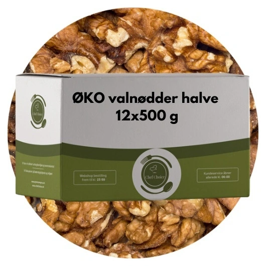 ØKO Valnødder halve, 500 g Chef Choice