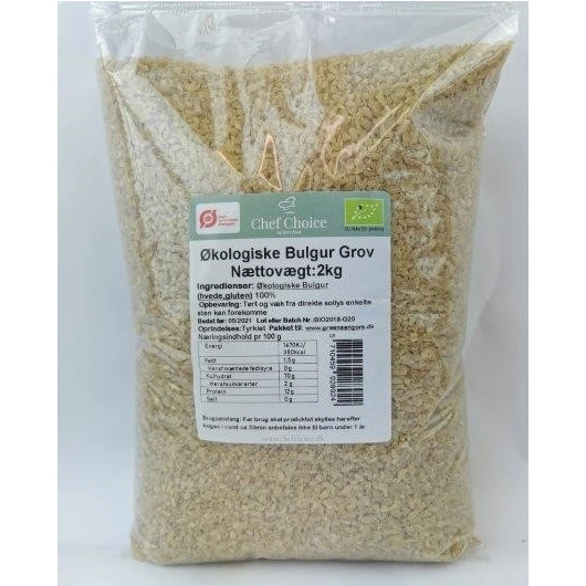 ØKO bulgur medium, 2 kg Chef Choice