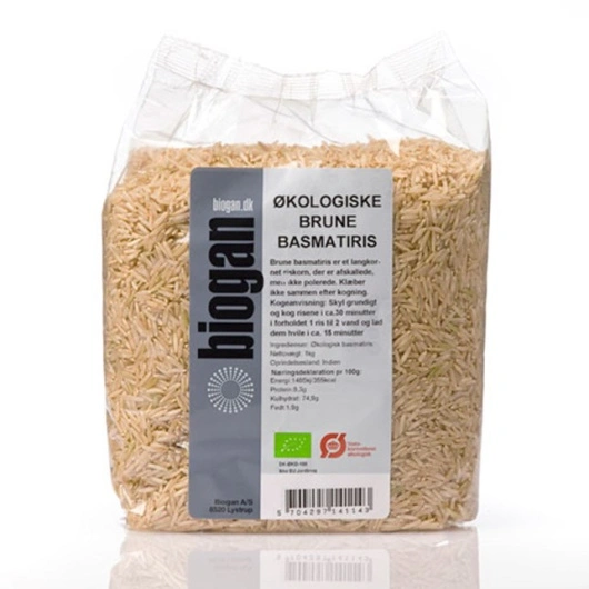 ØKO Ris basmati brune, 1 kg Biogan