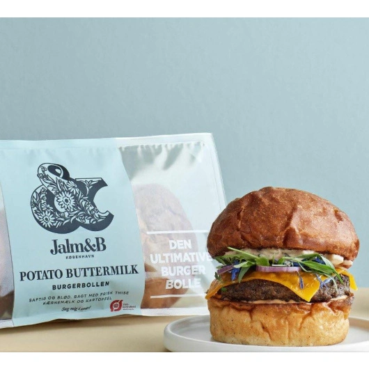 ØKO Burgerboller kartofler skåret frost , 44*85 g