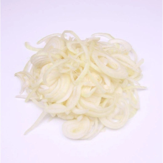 Løg i skiver 6mm, 1 kg Prepped Greens