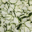 Squash/courgetter grøn 1/4 i skiver 4mm, 5 kg