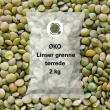 ØKO Linser grønne tørrede, 2 kg