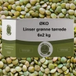ØKO Linser grønne tørrede, 6*2kg