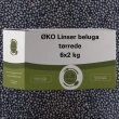 ØKO linser beluga tørrede, 6*2 kg