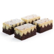 Kage Chokolade/Kokossnitte  38x25cm frost, 2500 g / 20 stk