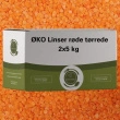 ØKO Linser røde tørrede, 2*5 kg Chef Choice