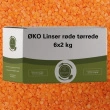 ØKO Linser røde tørrede, 6*2 kg